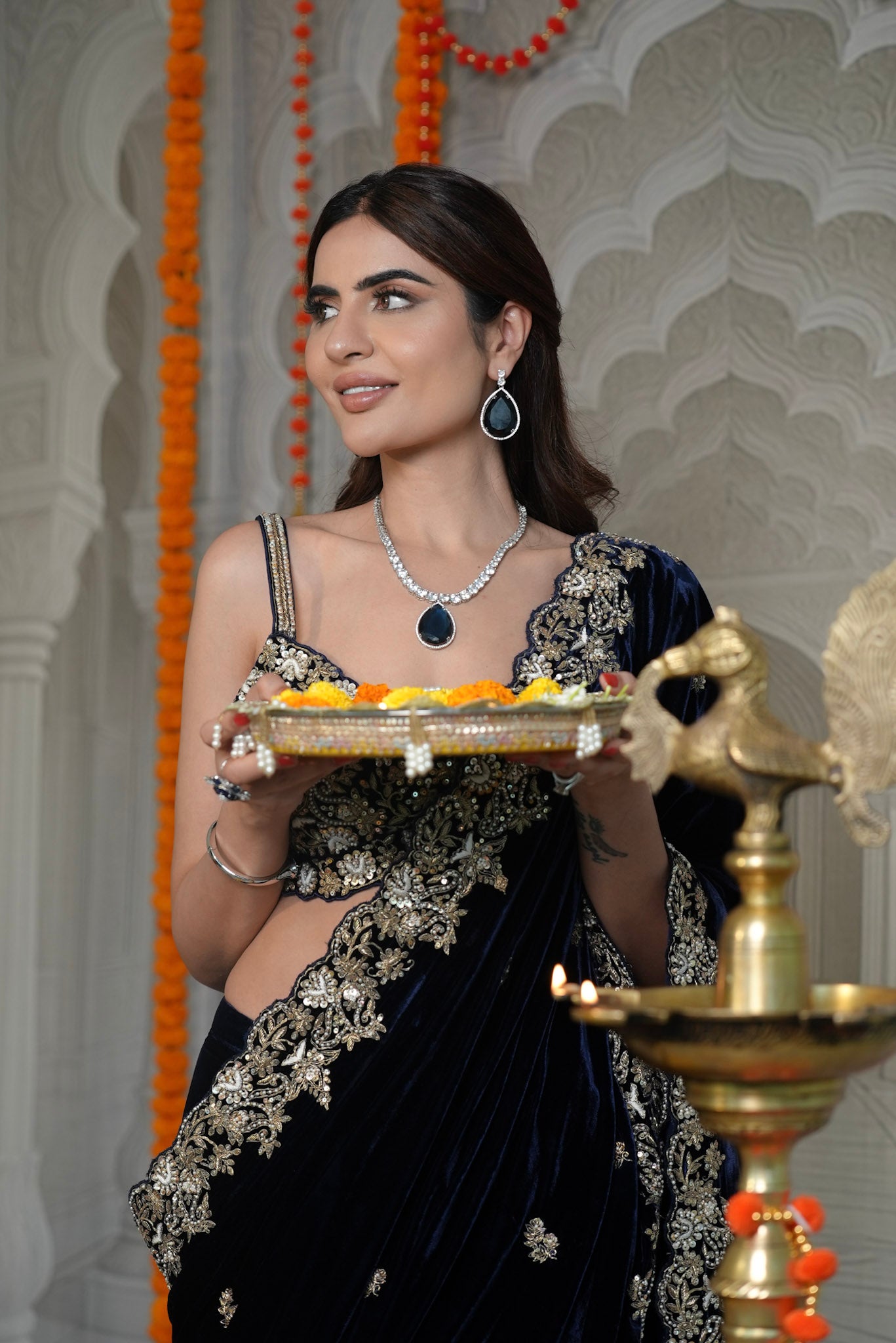 Deepti in Chand Saree