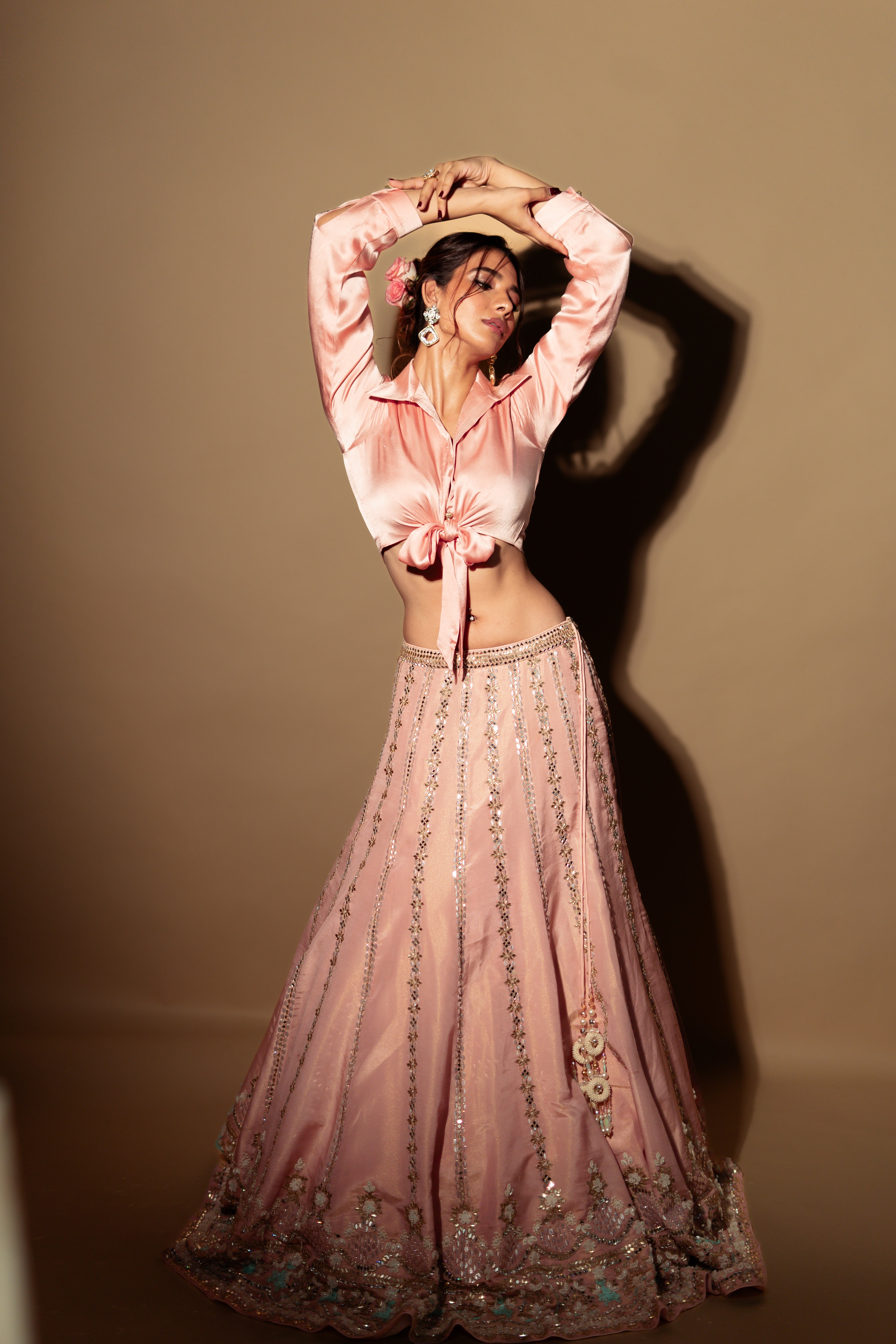 Natasha Bhardwaj in Diya Lehenga Set