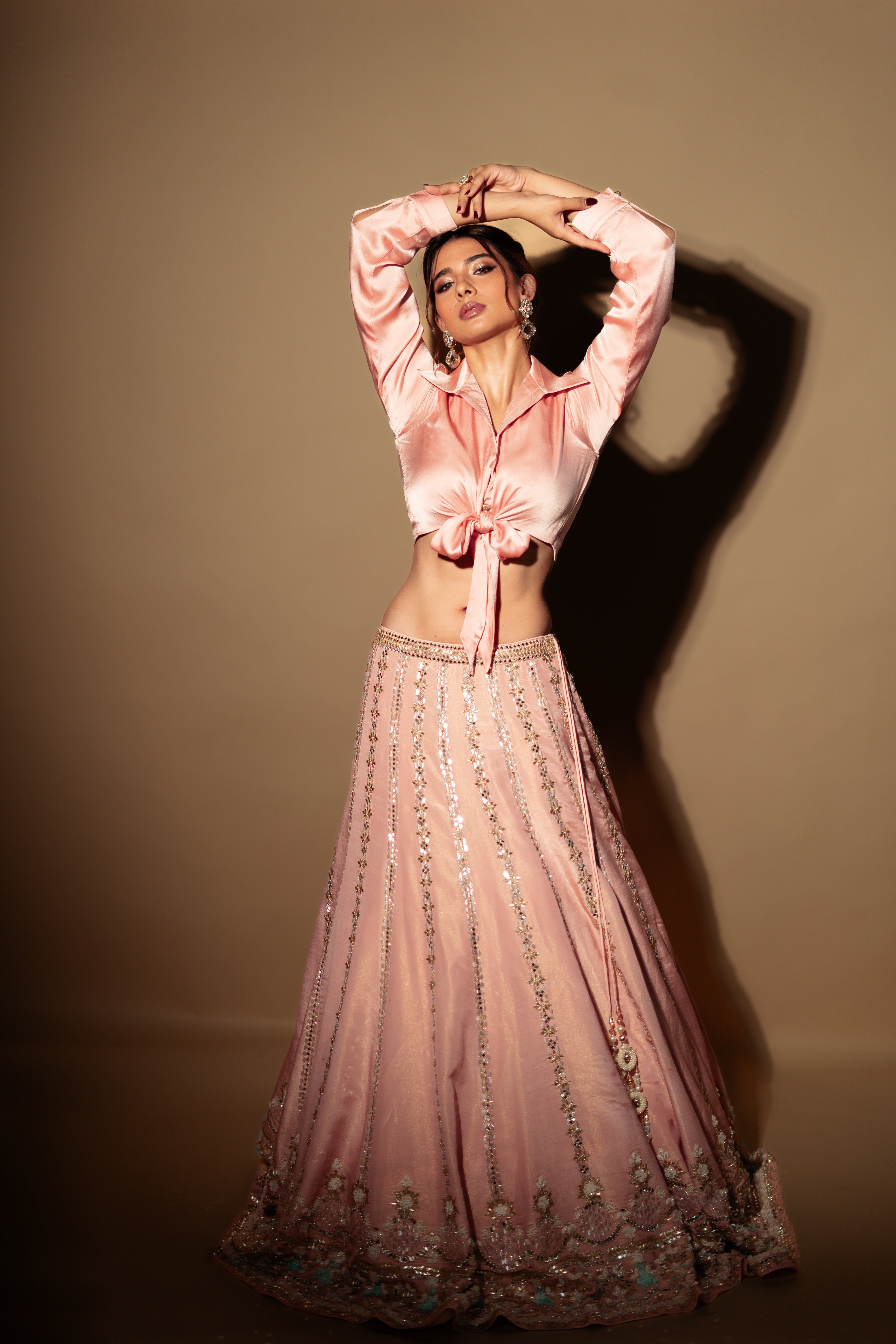 Natasha Bhardwaj in Diya Lehenga Set