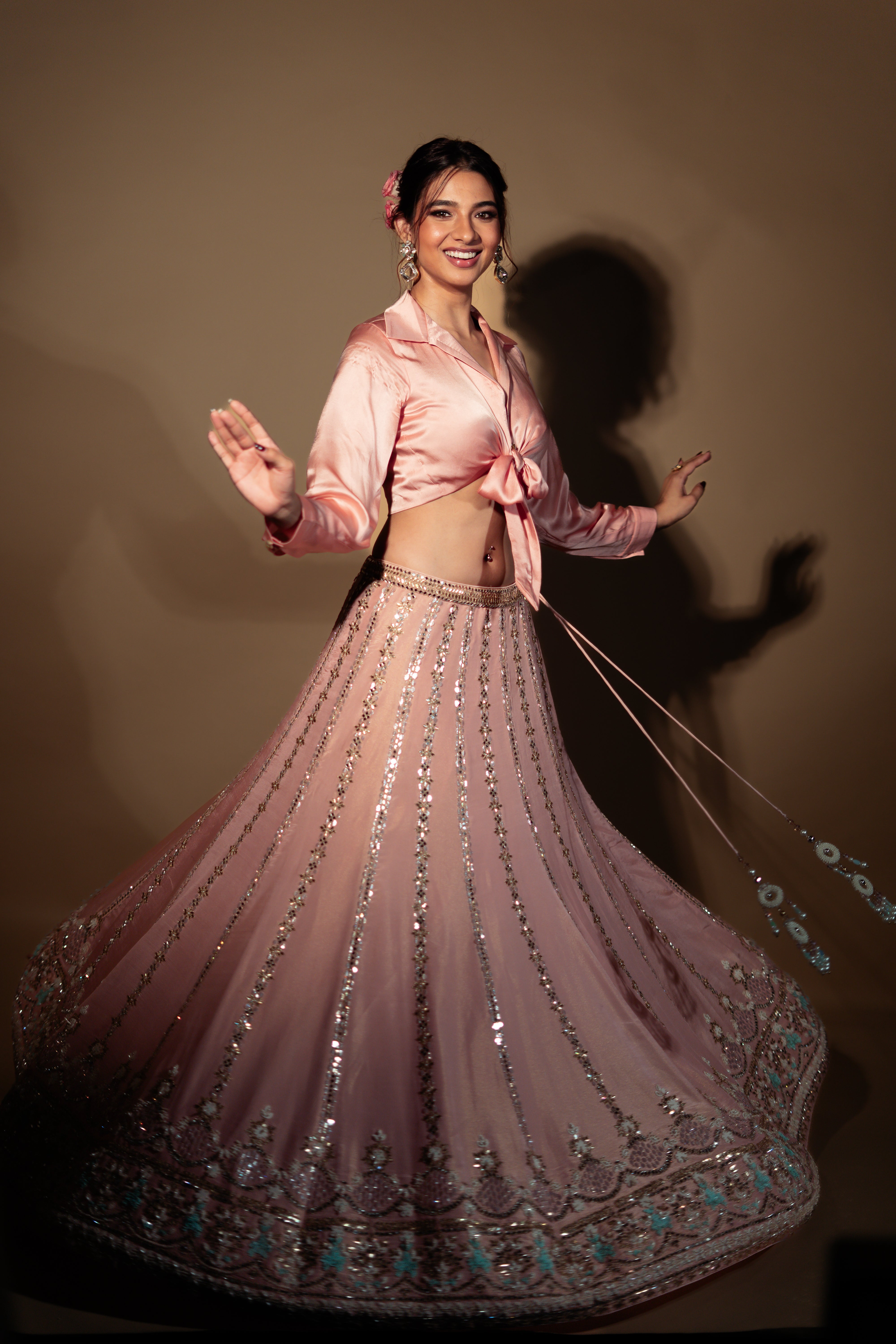 Natasha Bhardwaj in Diya Lehenga Set