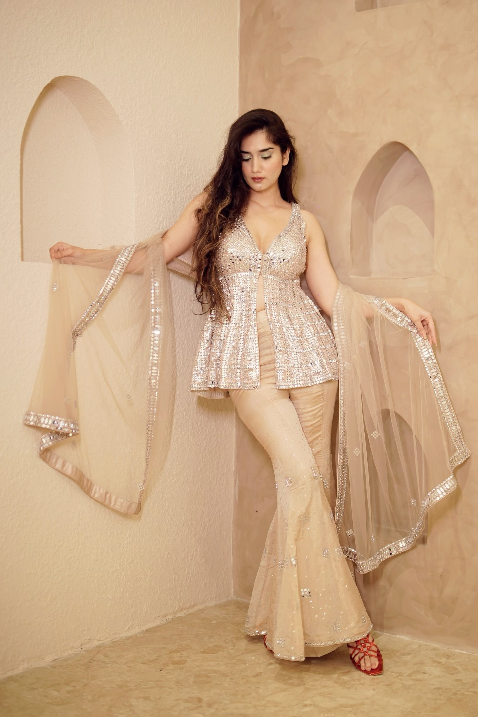 Vaishali Thaper in Anjum Sharara Set