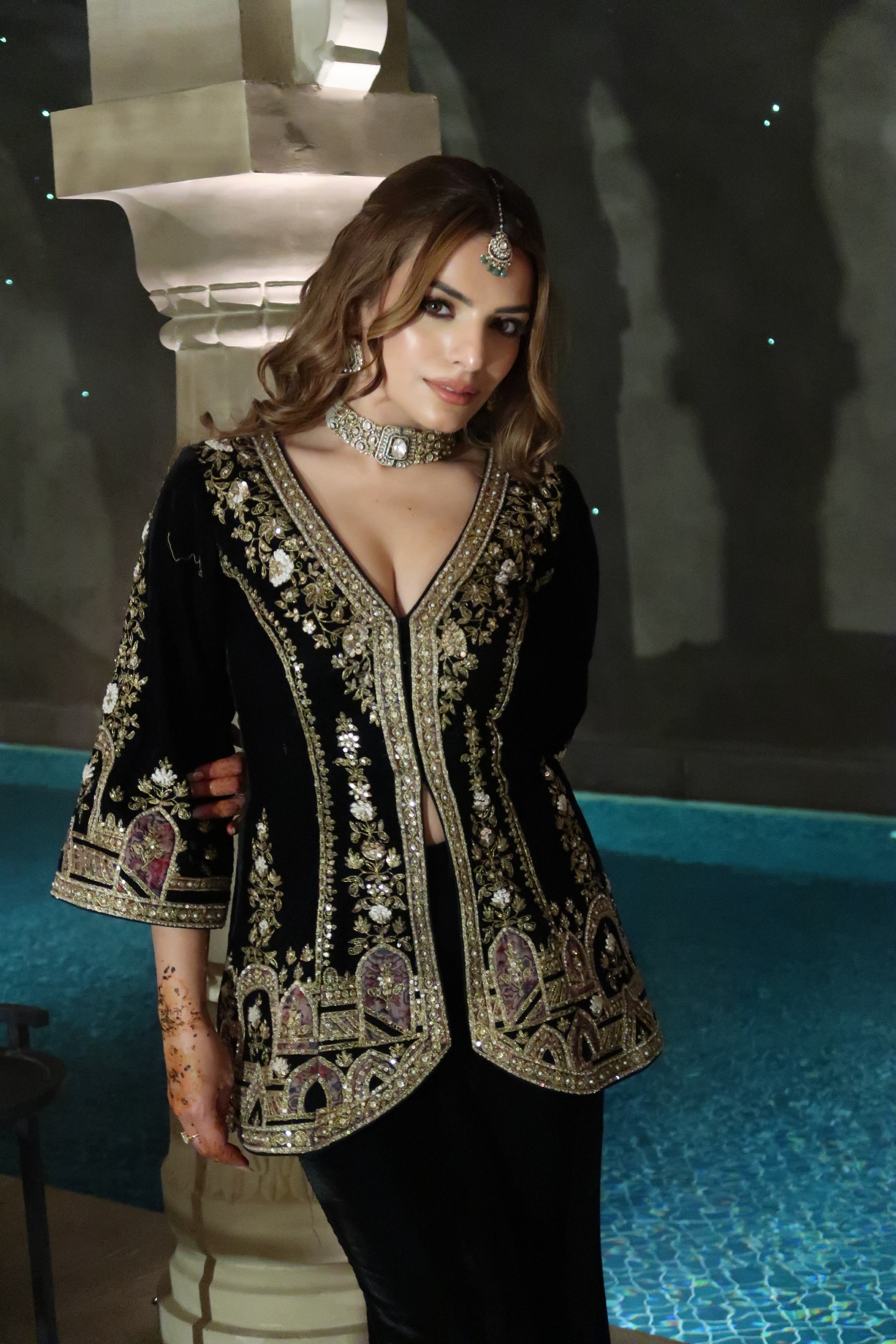 Sukriti Kakkar in Sahar Velvet Set