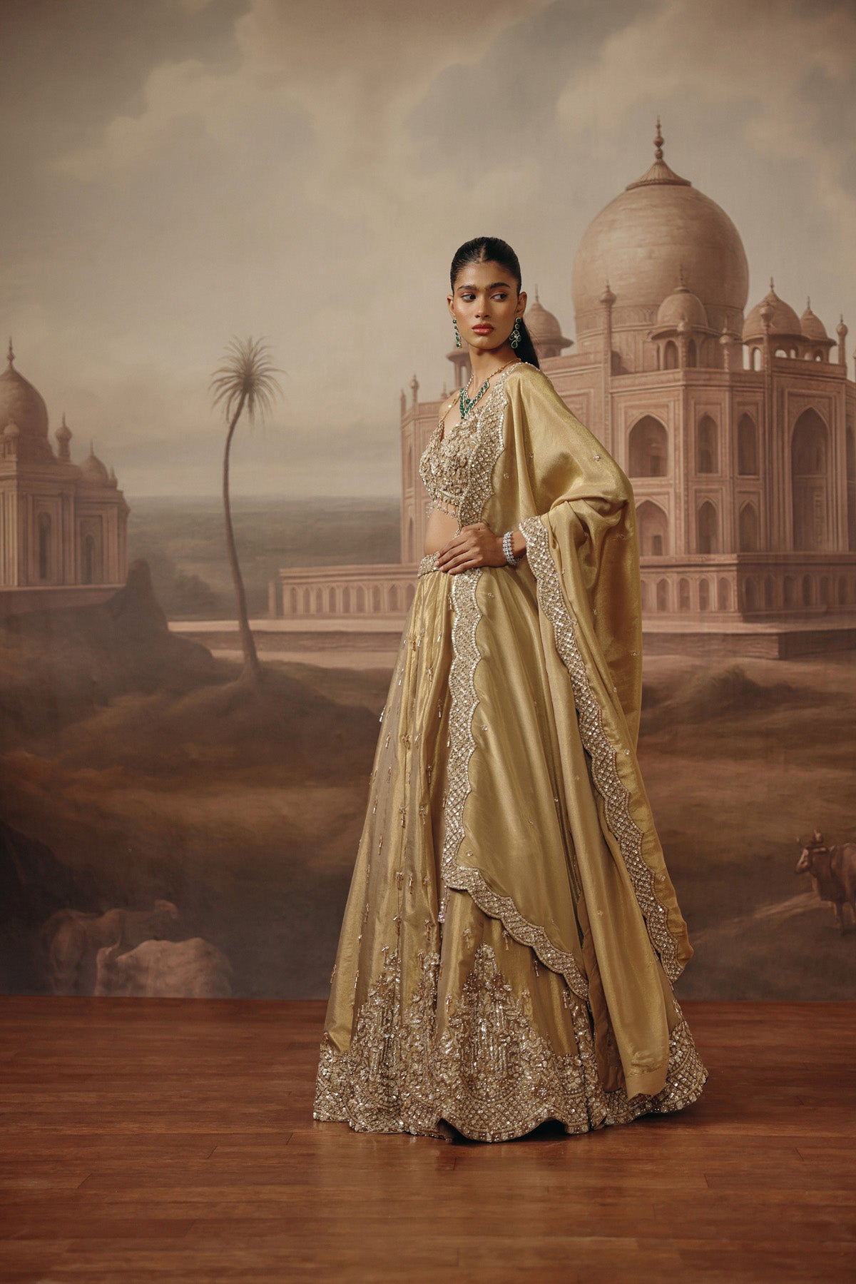 Mannat Arneja in Saba Lehenga