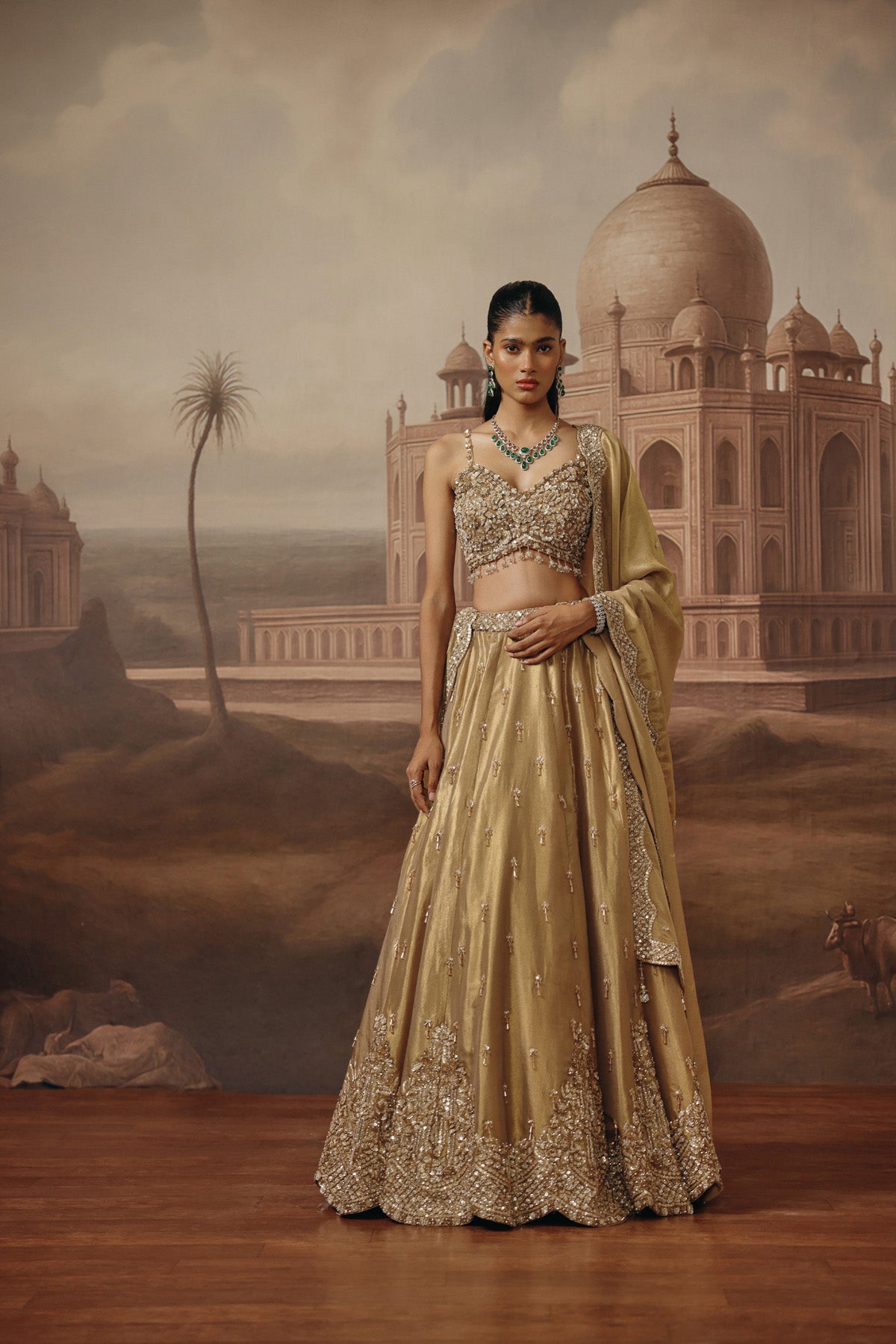Mannat Arneja in Saba Lehenga