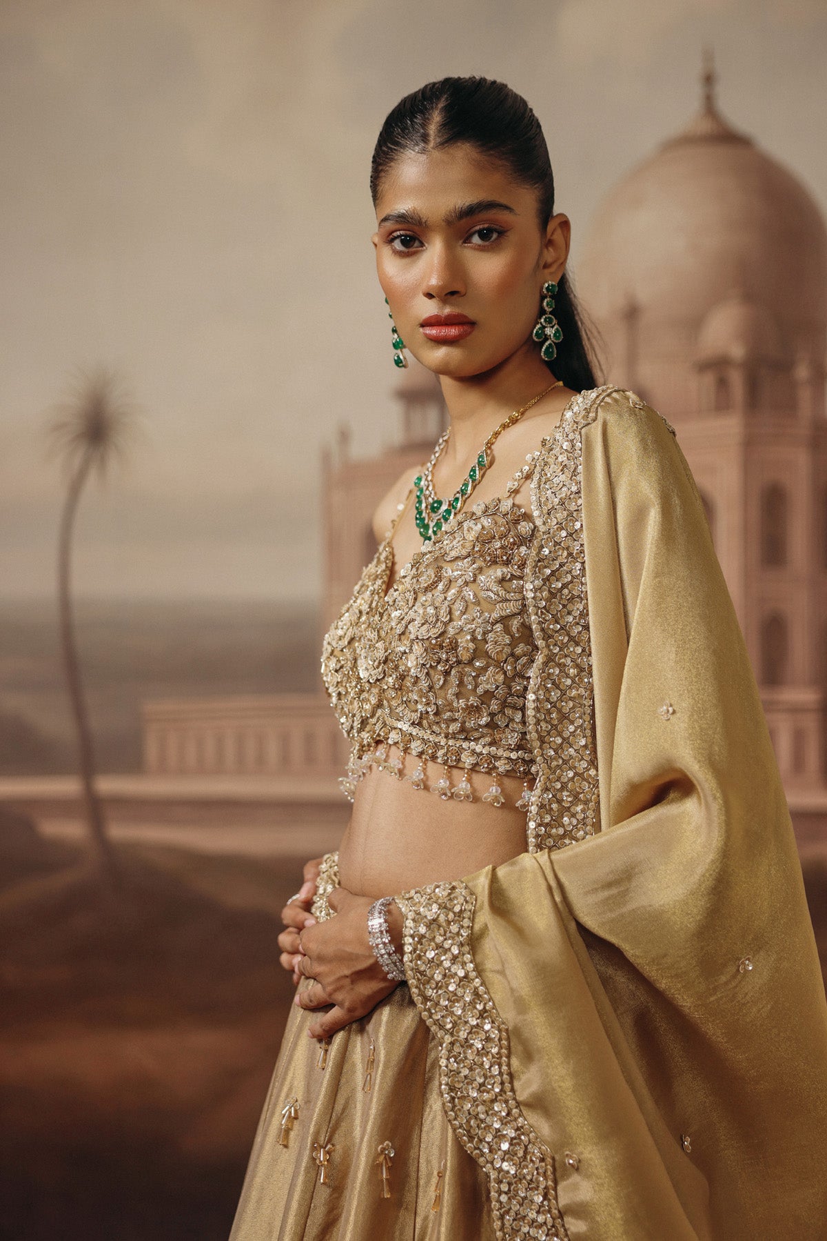 Mannat Arneja in Saba Lehenga