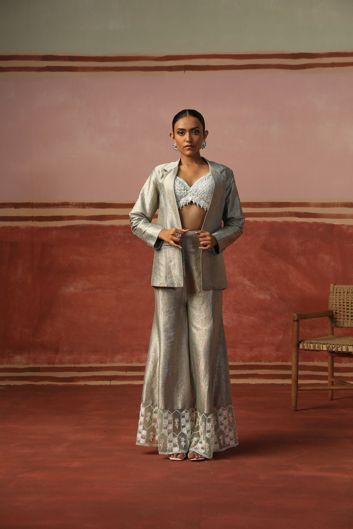 Fiza Blazer & Pant Set