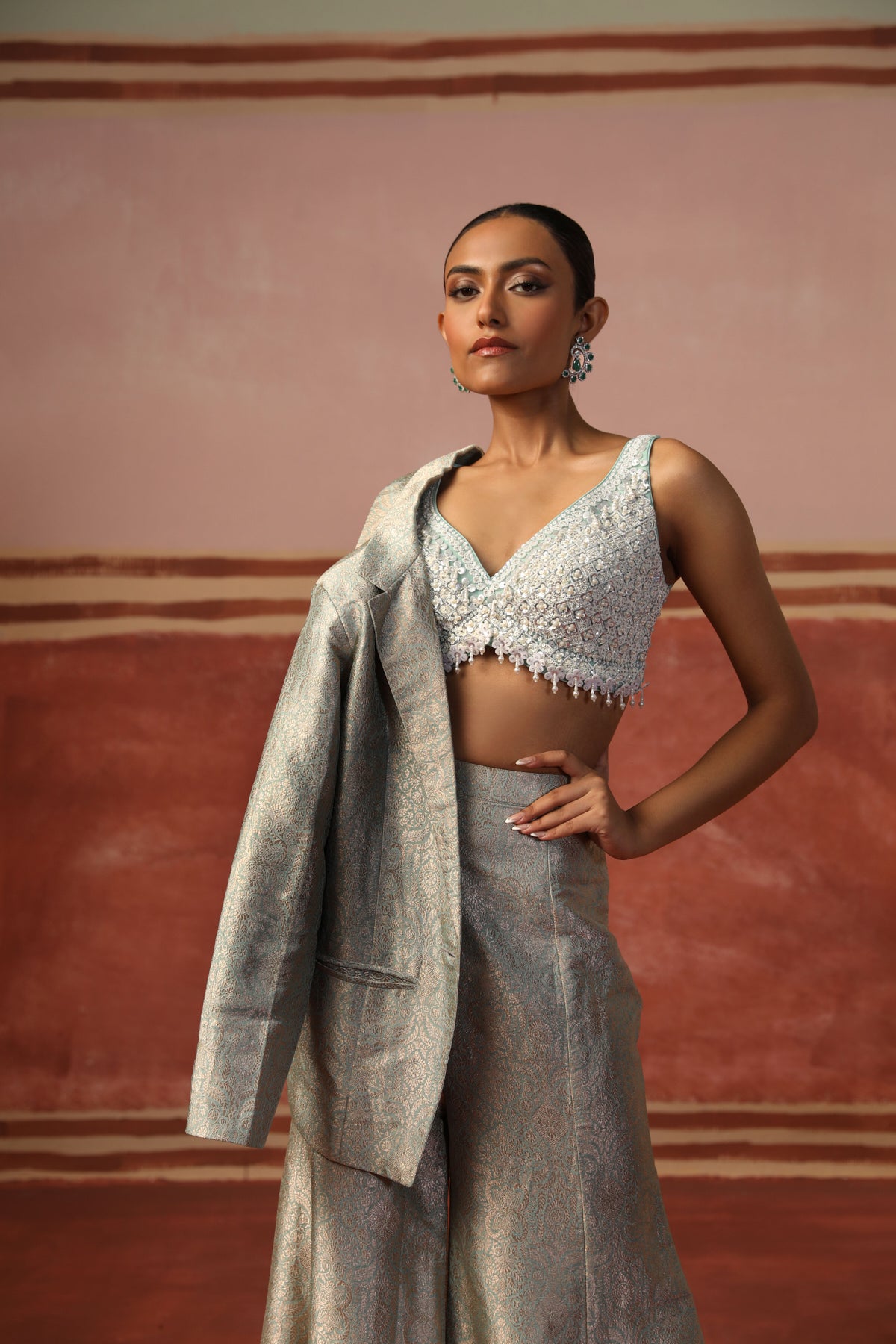 Fiza Blazer & Pant Set