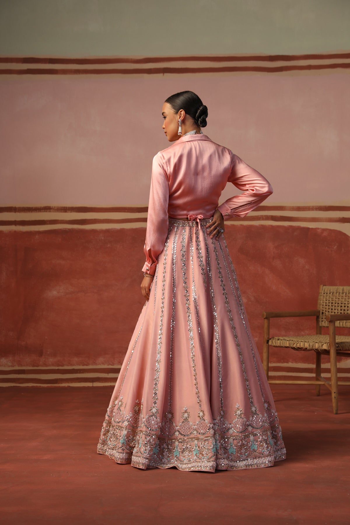 Natasha Bhardwaj in Diya Lehenga Set