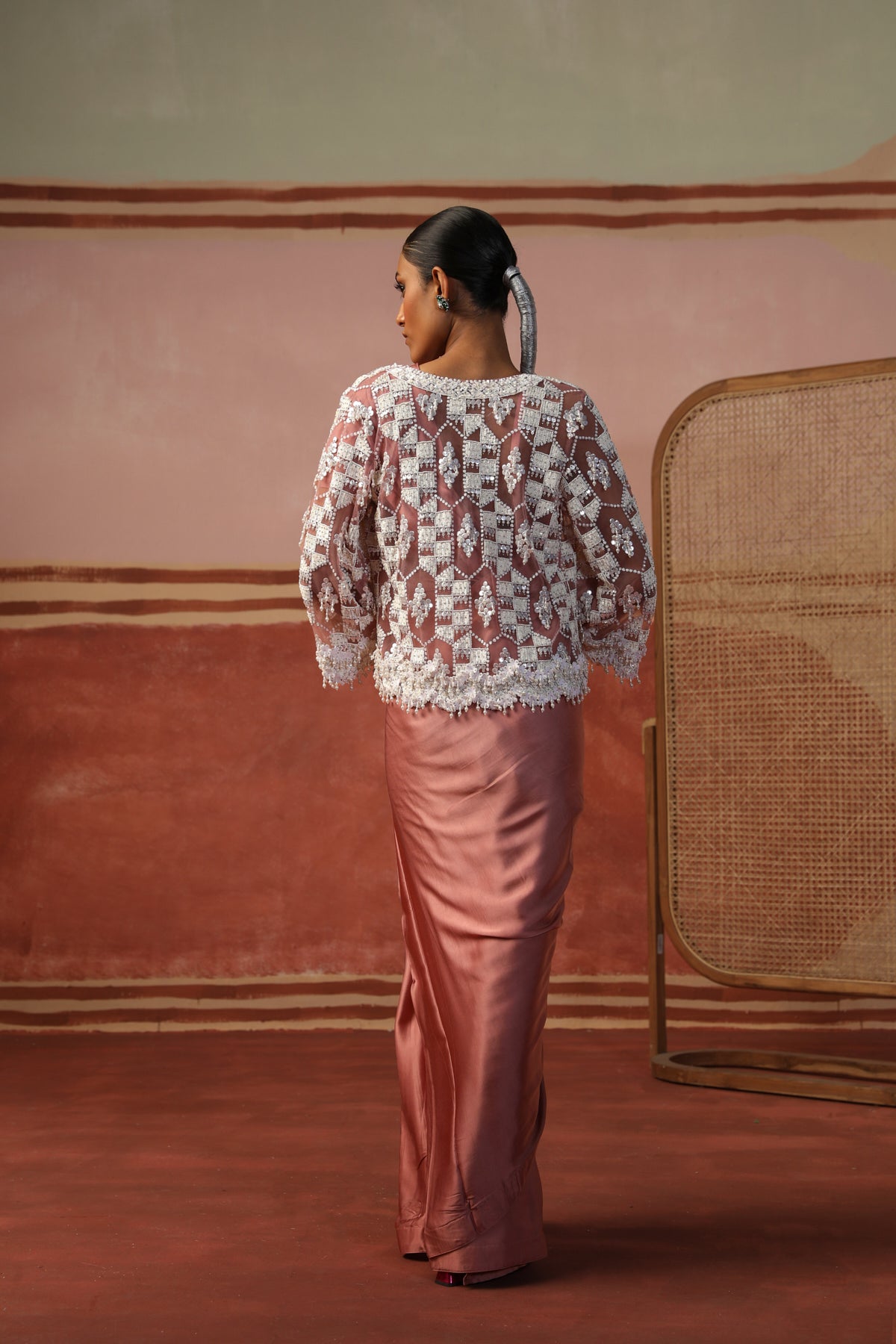 Sumaya Saree with Cape