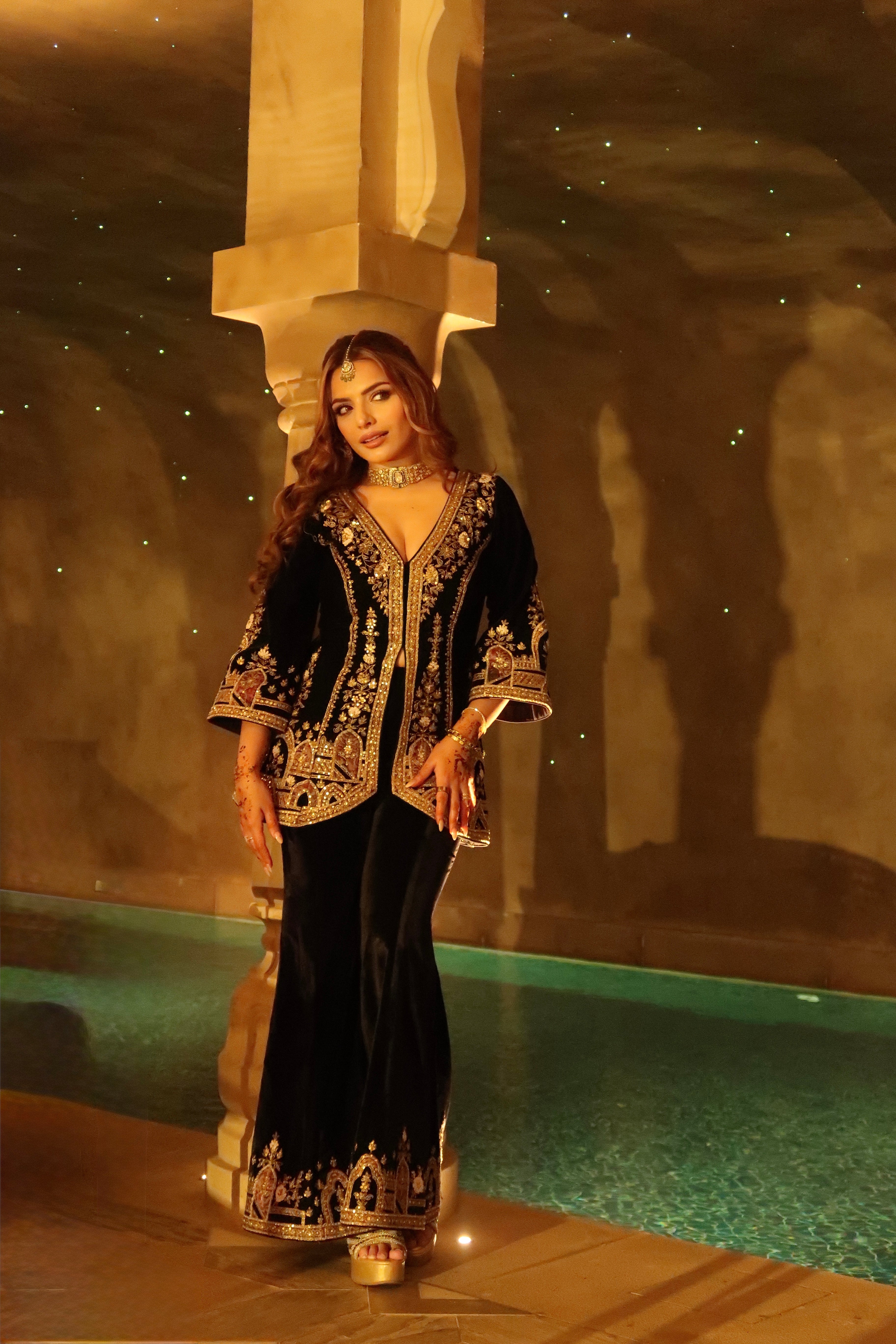 Sukriti Kakkar in Sahar Velvet Set