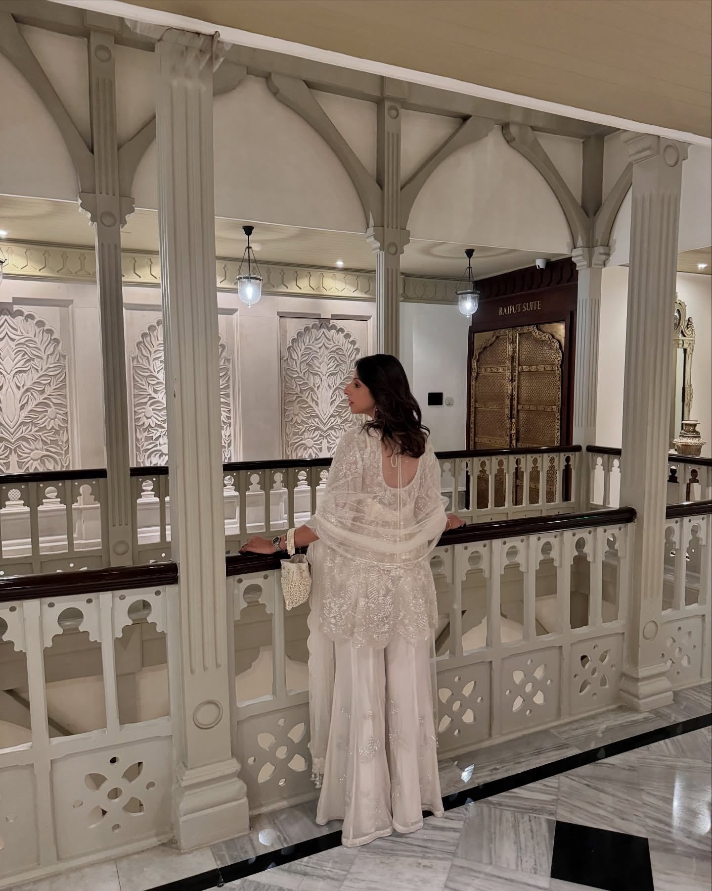Vedika Mohan in Ravish Sharara Set