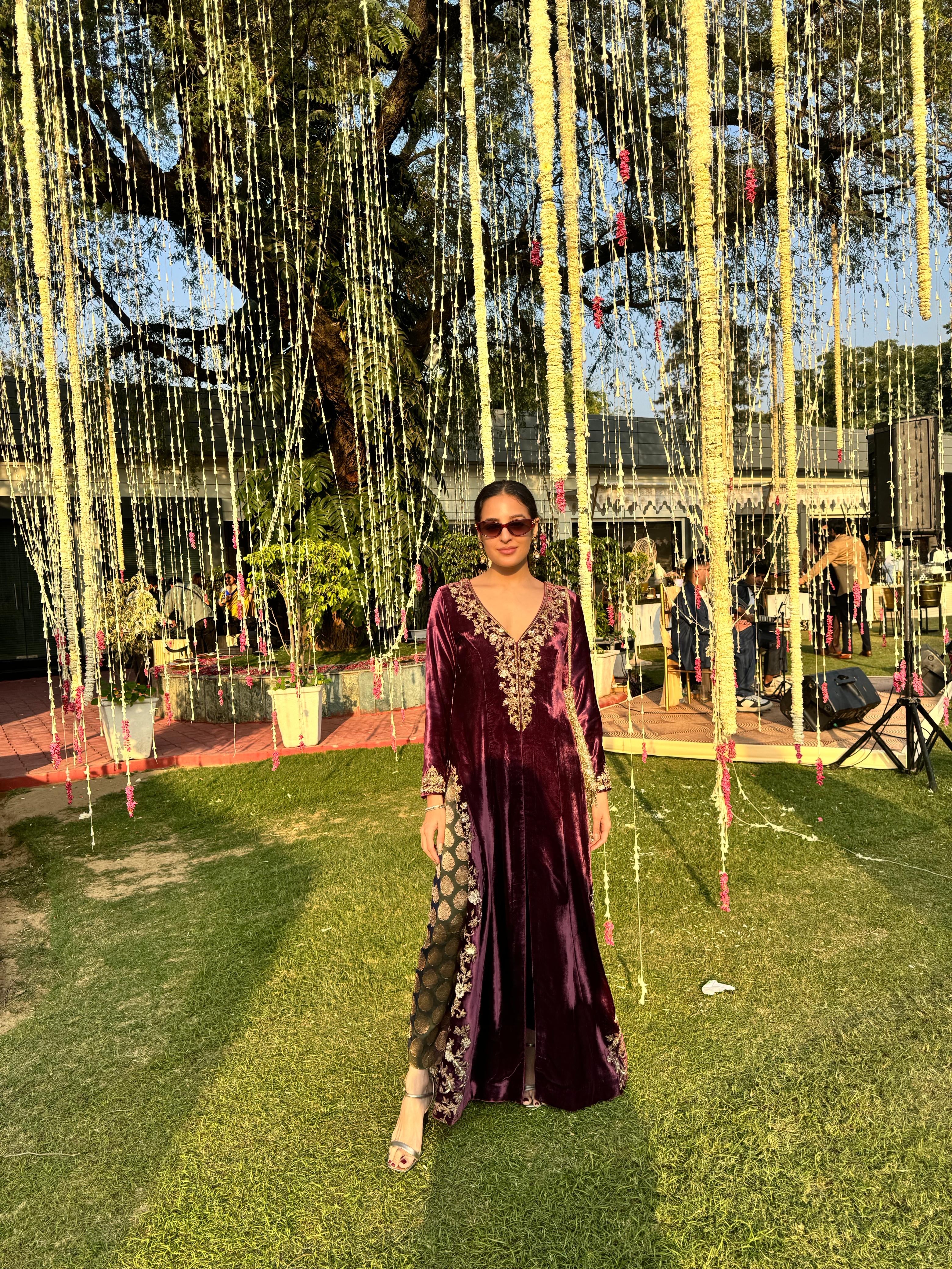 Tarini Manchanda in Khwaab Kurta Set