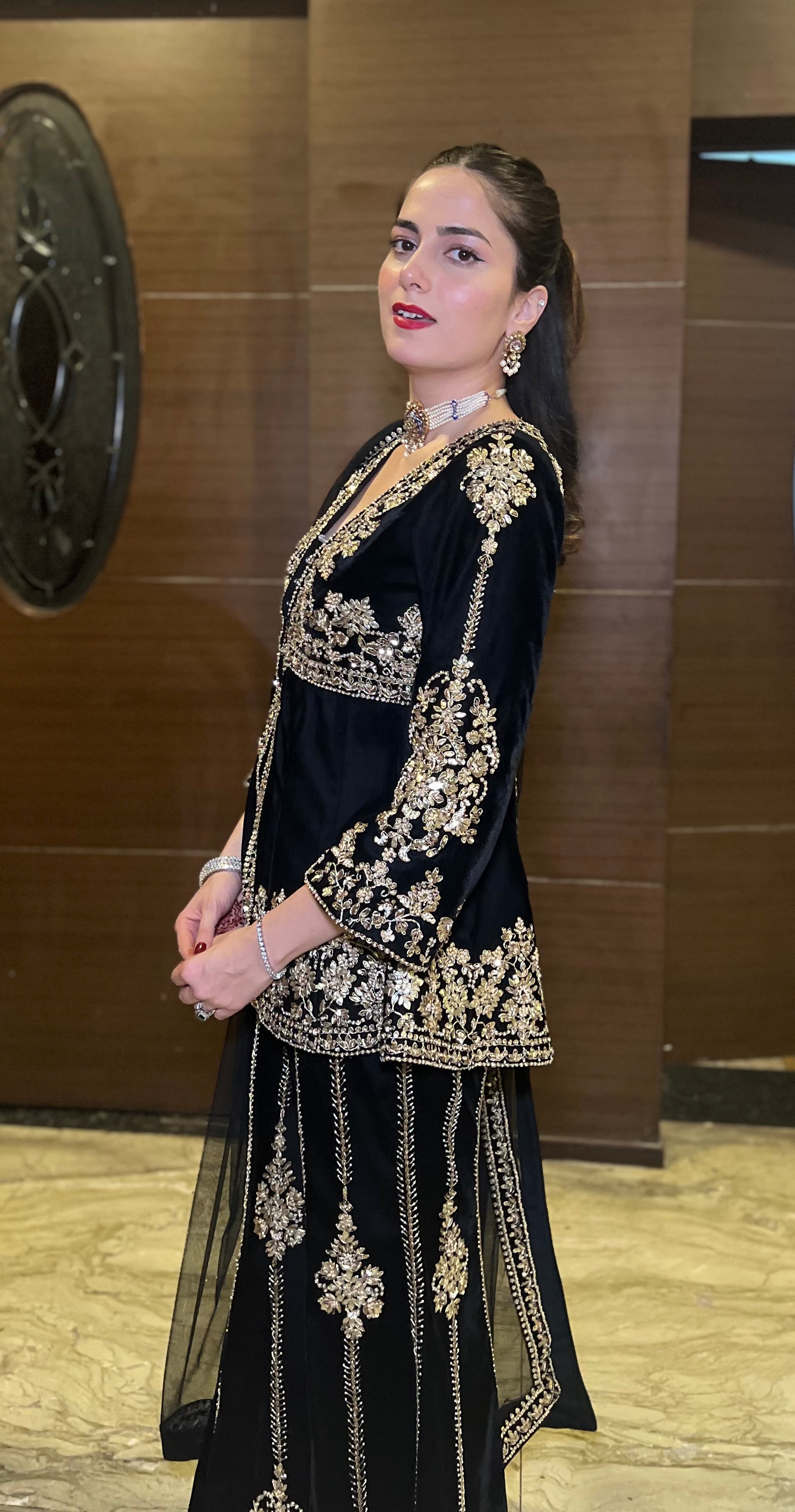 Jannat Khan in Heer Sharara Set