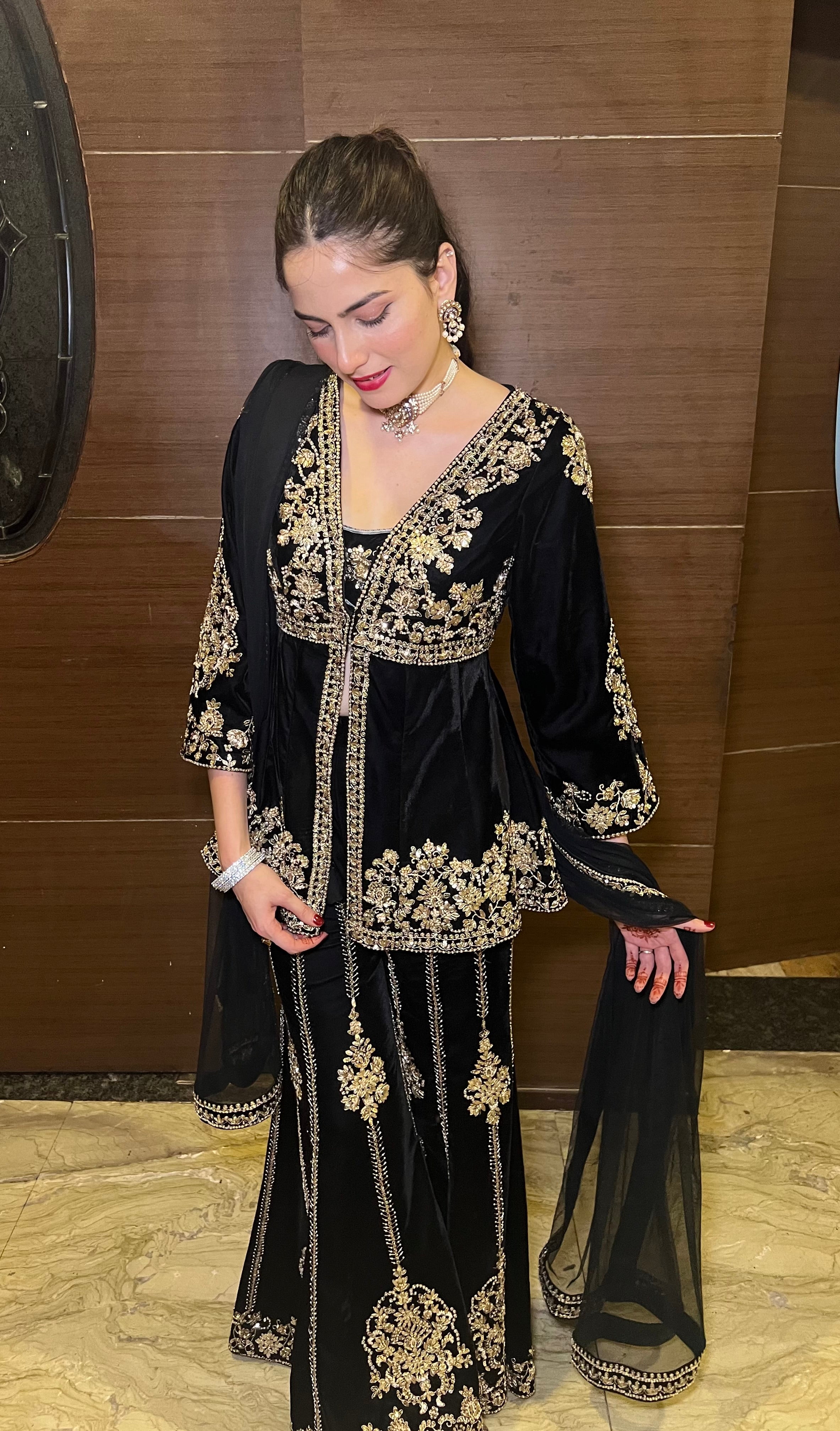 Jannat Khan in Heer Sharara Set