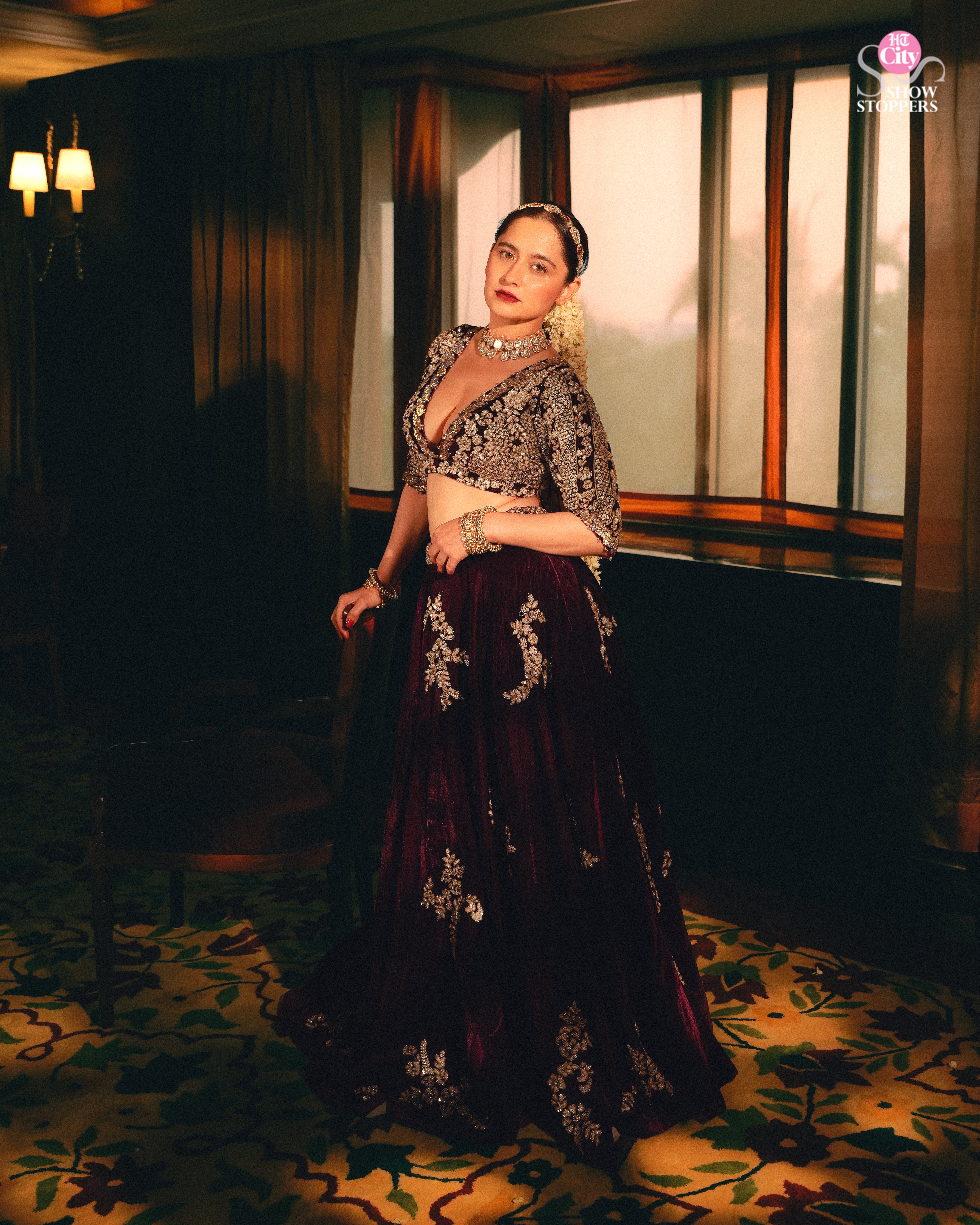 Sanjeeda Sheikh in Inara Lehenga Set