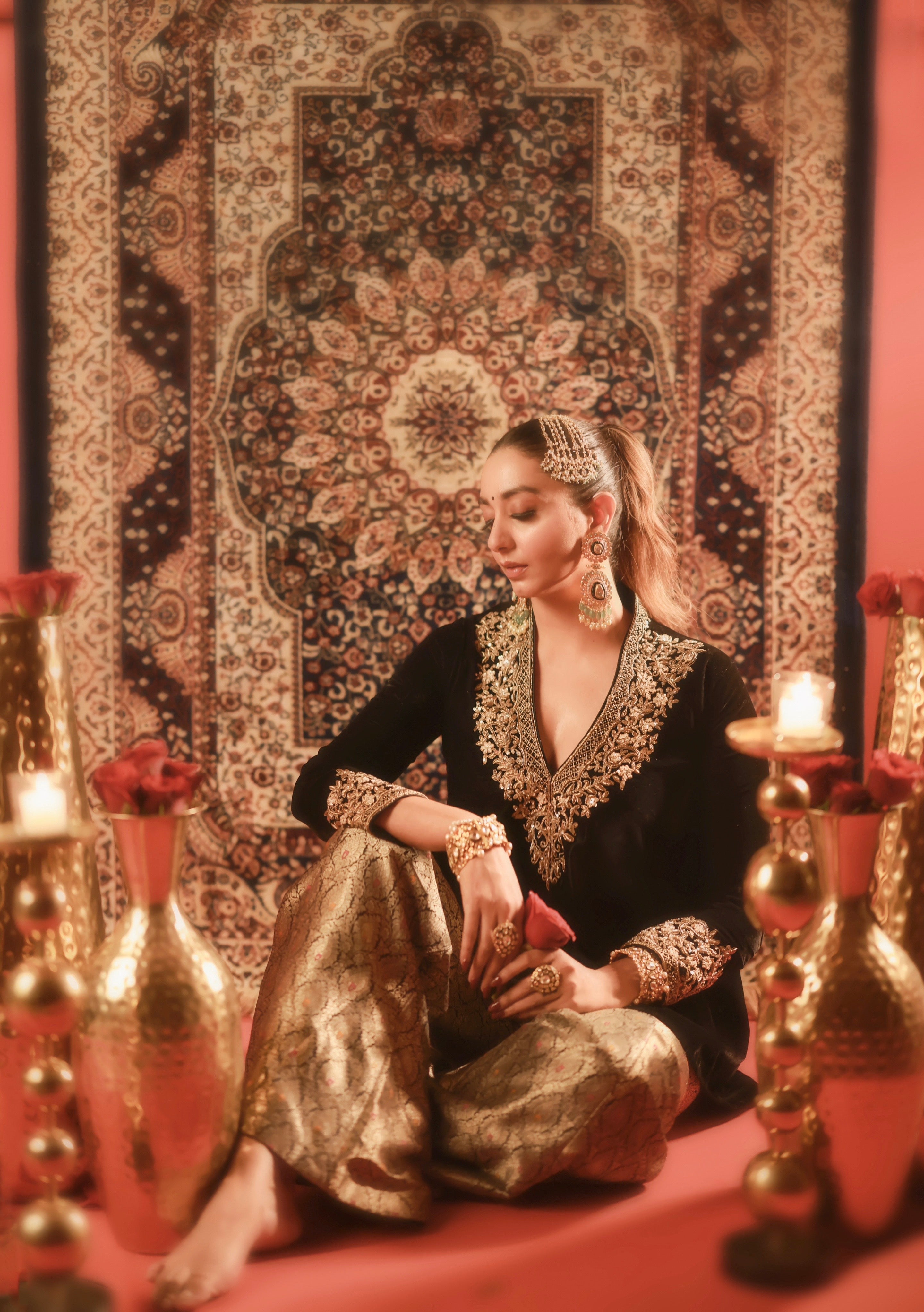 Shiana in Nazma Sharara Set