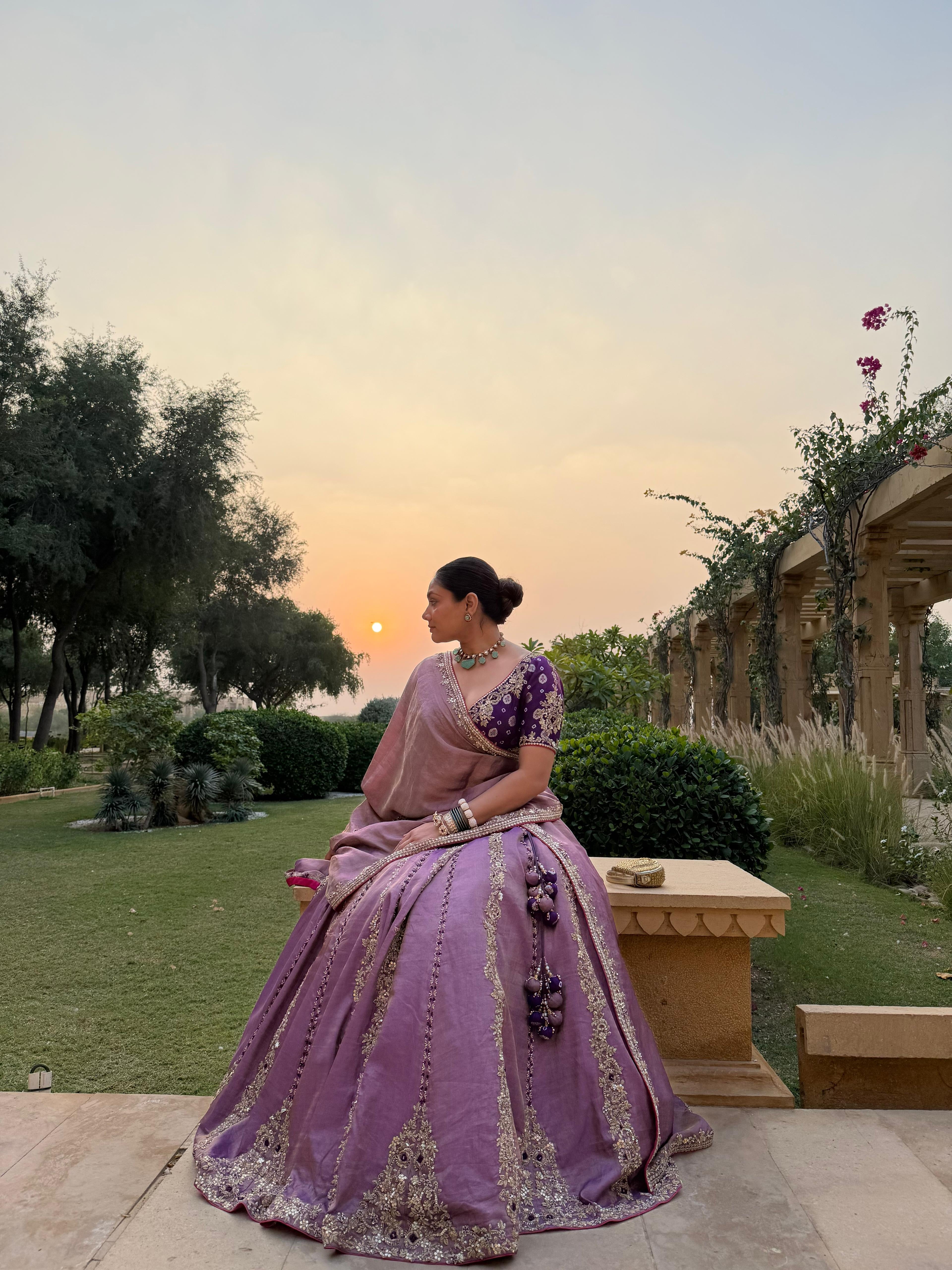 Radha Patel in Haseen Lehenga Set