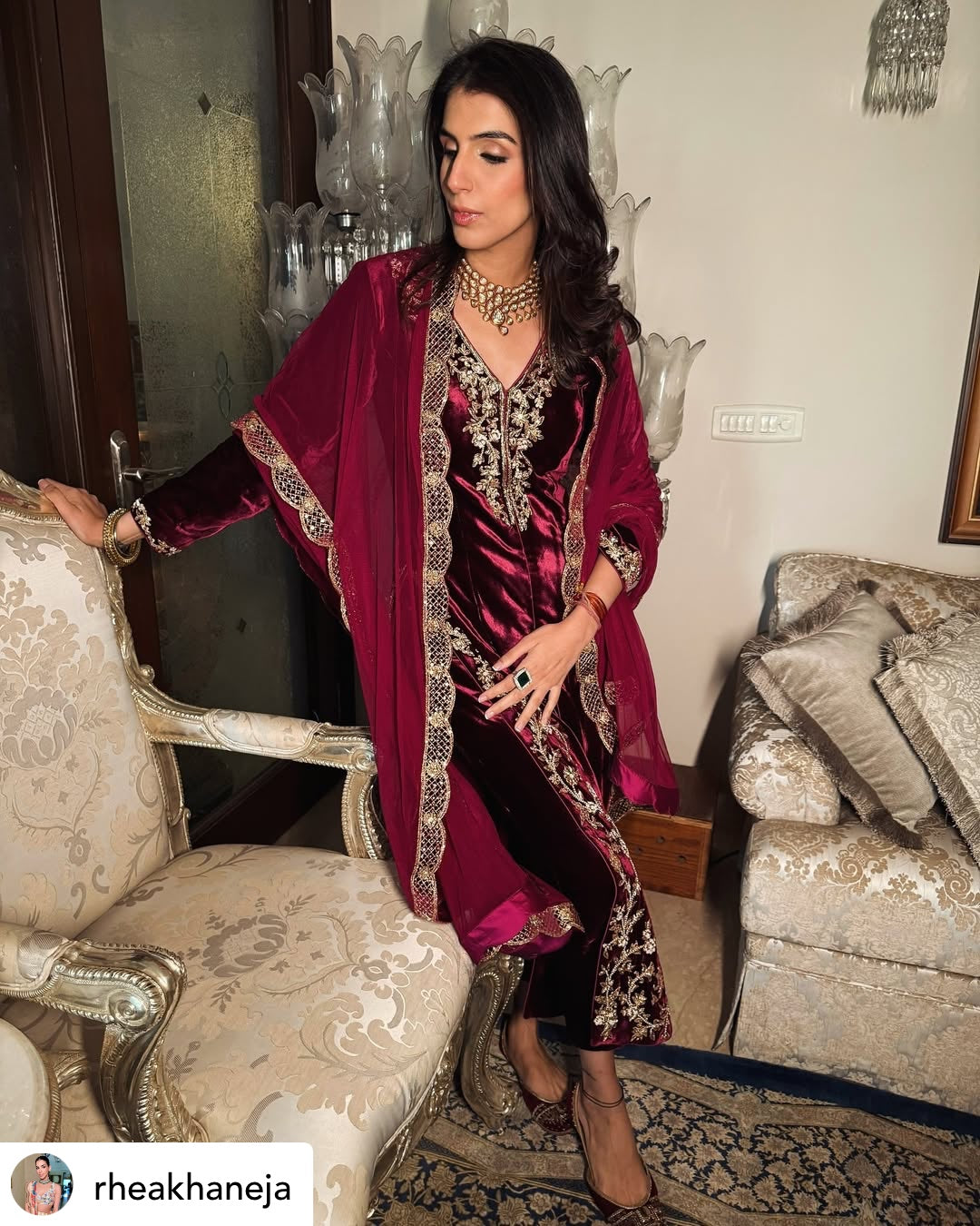 Rhea Khaneja in Khwaab Kurta Set