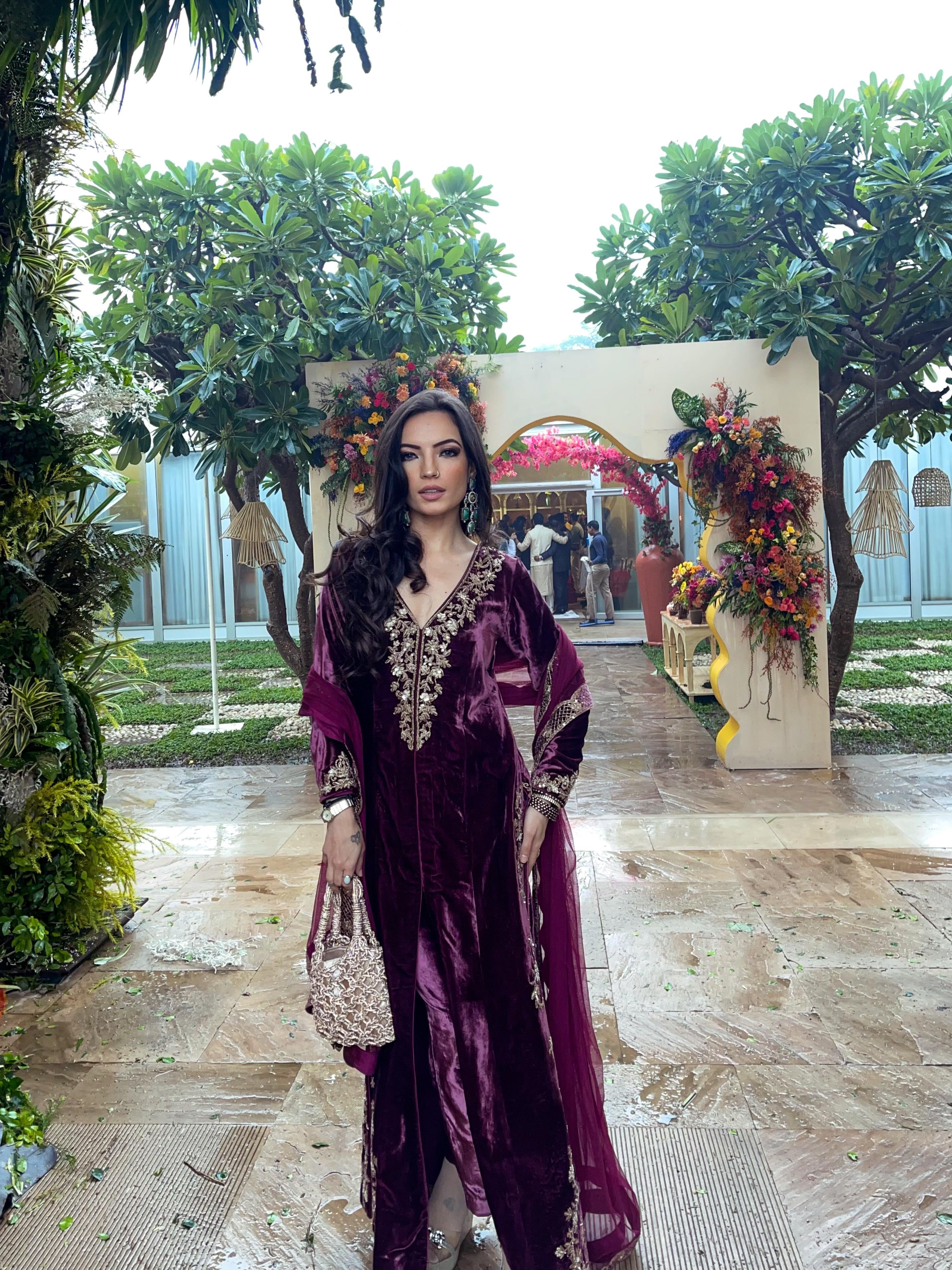 Ahana Ghai in Khwaab Kurta Set