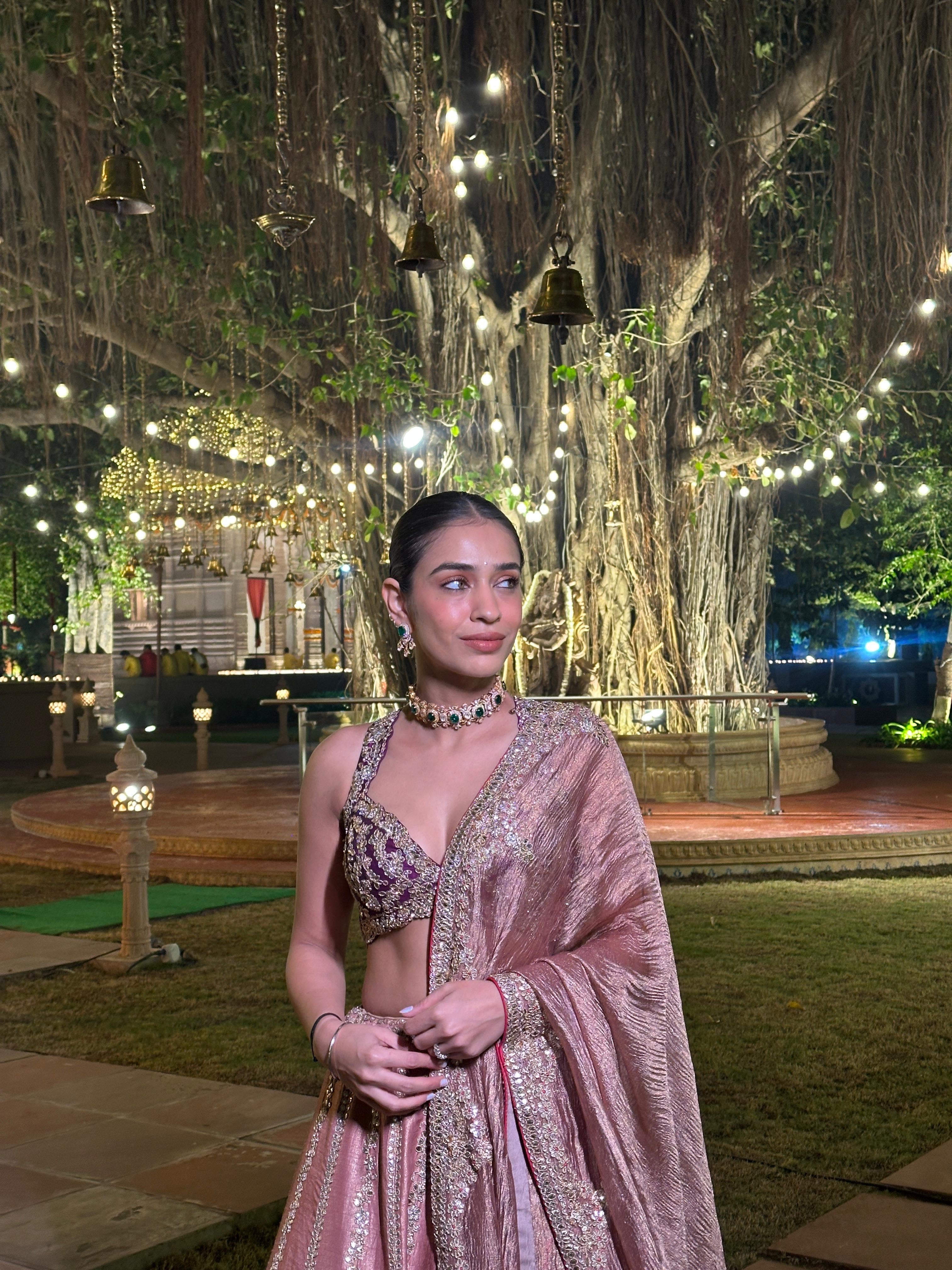 Raunaq Uberai in Gulbahar Lehenga