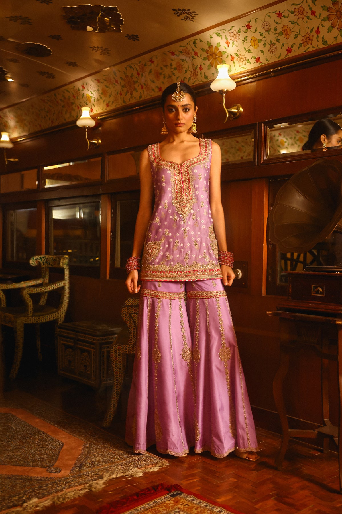 Raas Sharara Set