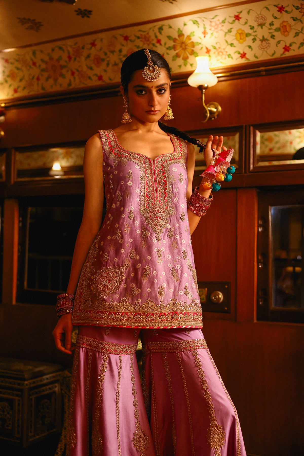 Raas Sharara Set