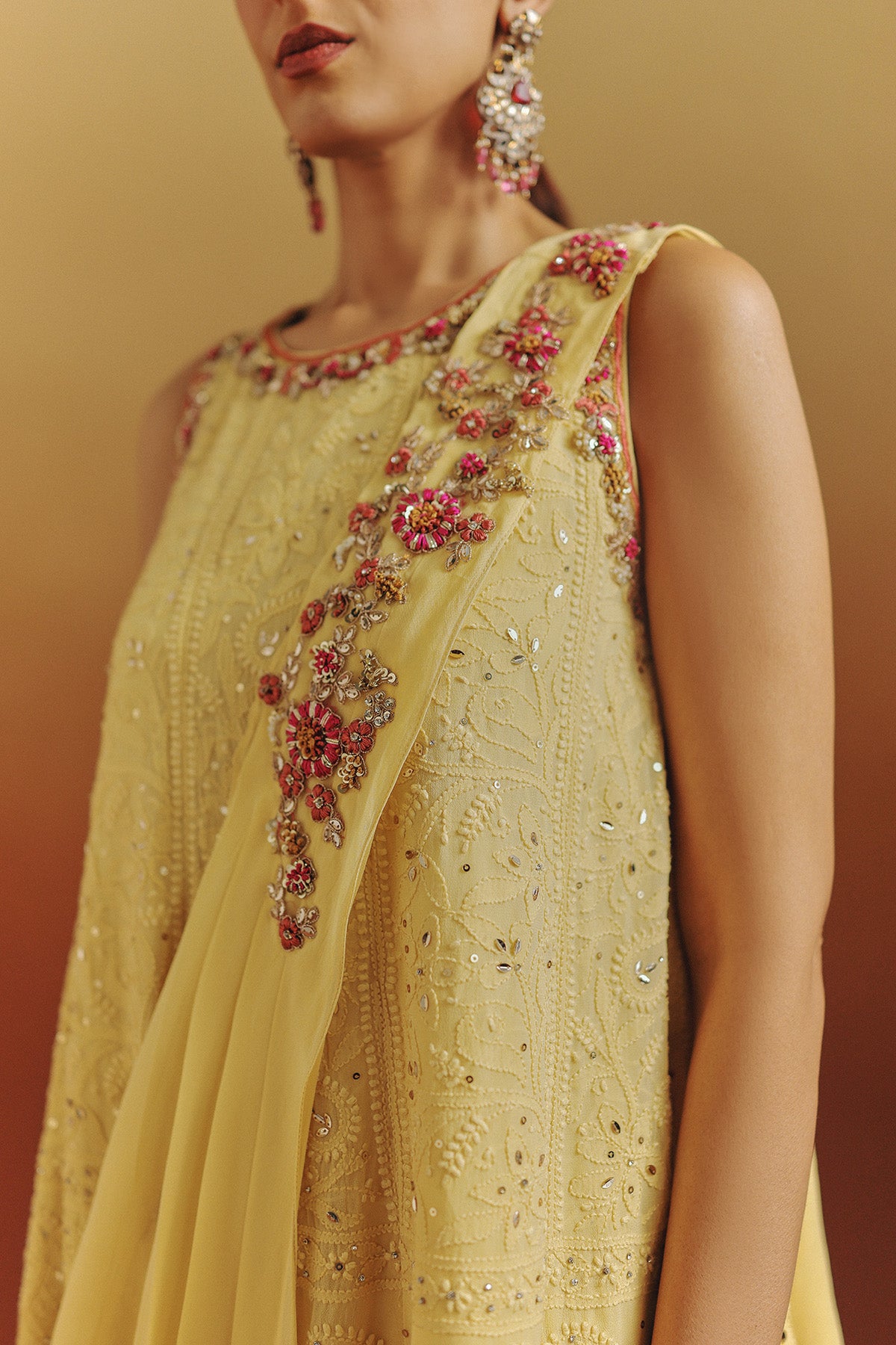 Damak Kurta Set