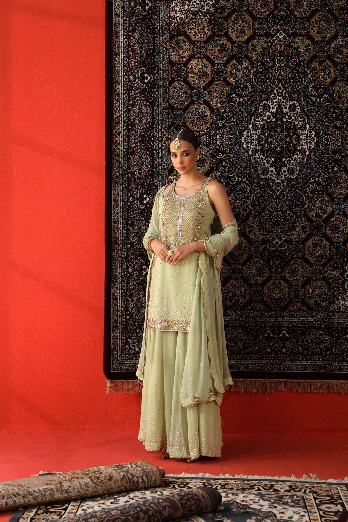 Rabiya Sharara Set