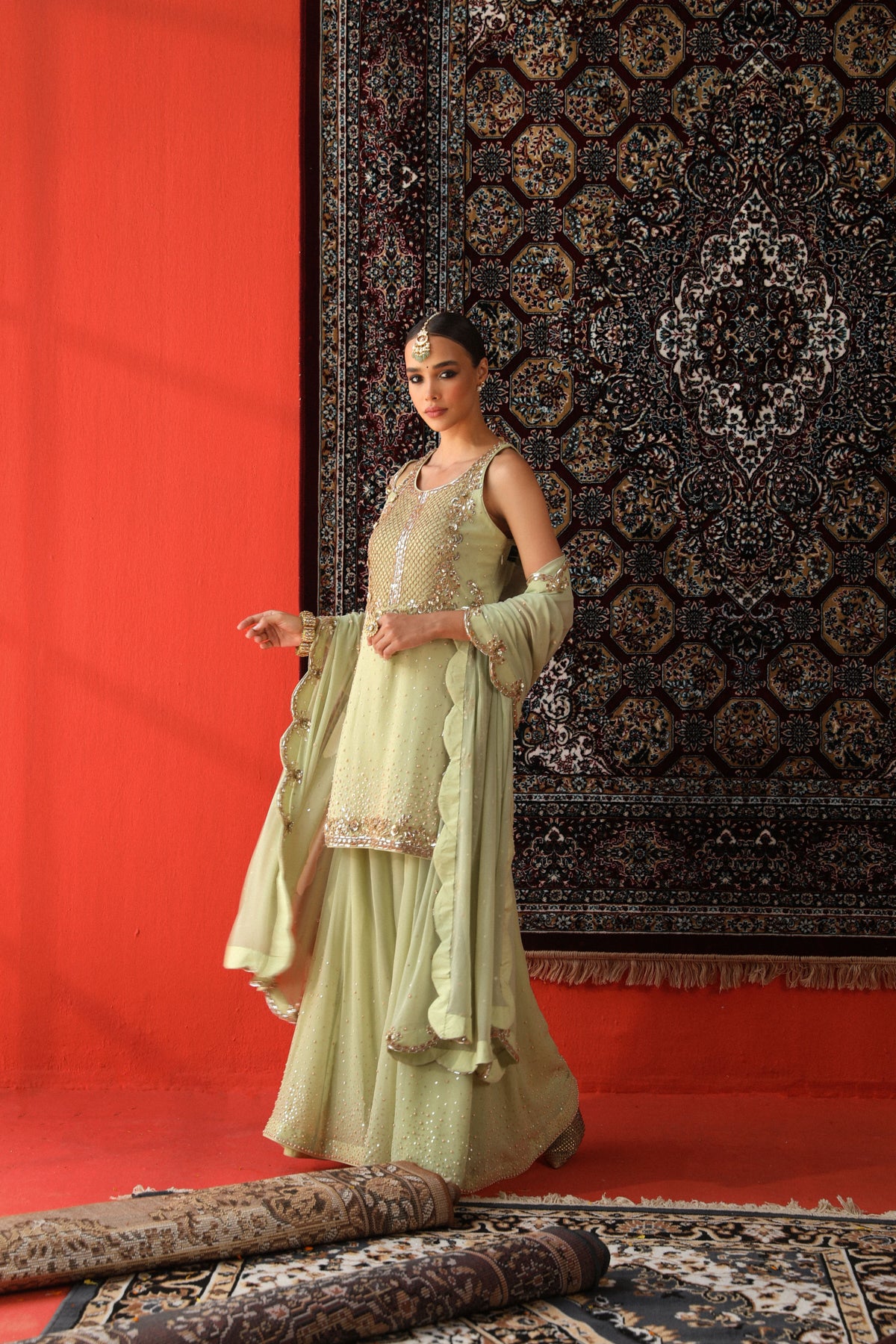 Rabiya Sharara Set