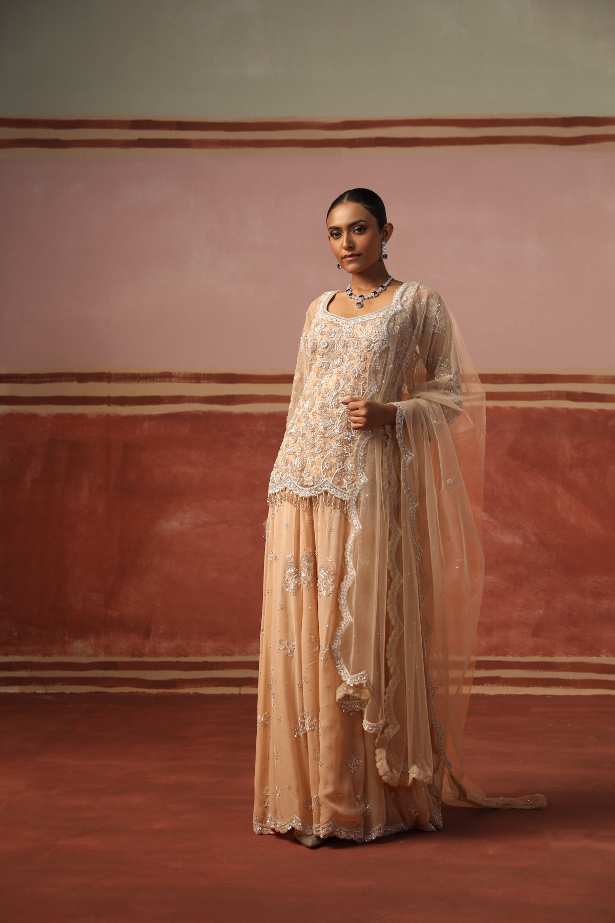 Siya Sharara Set