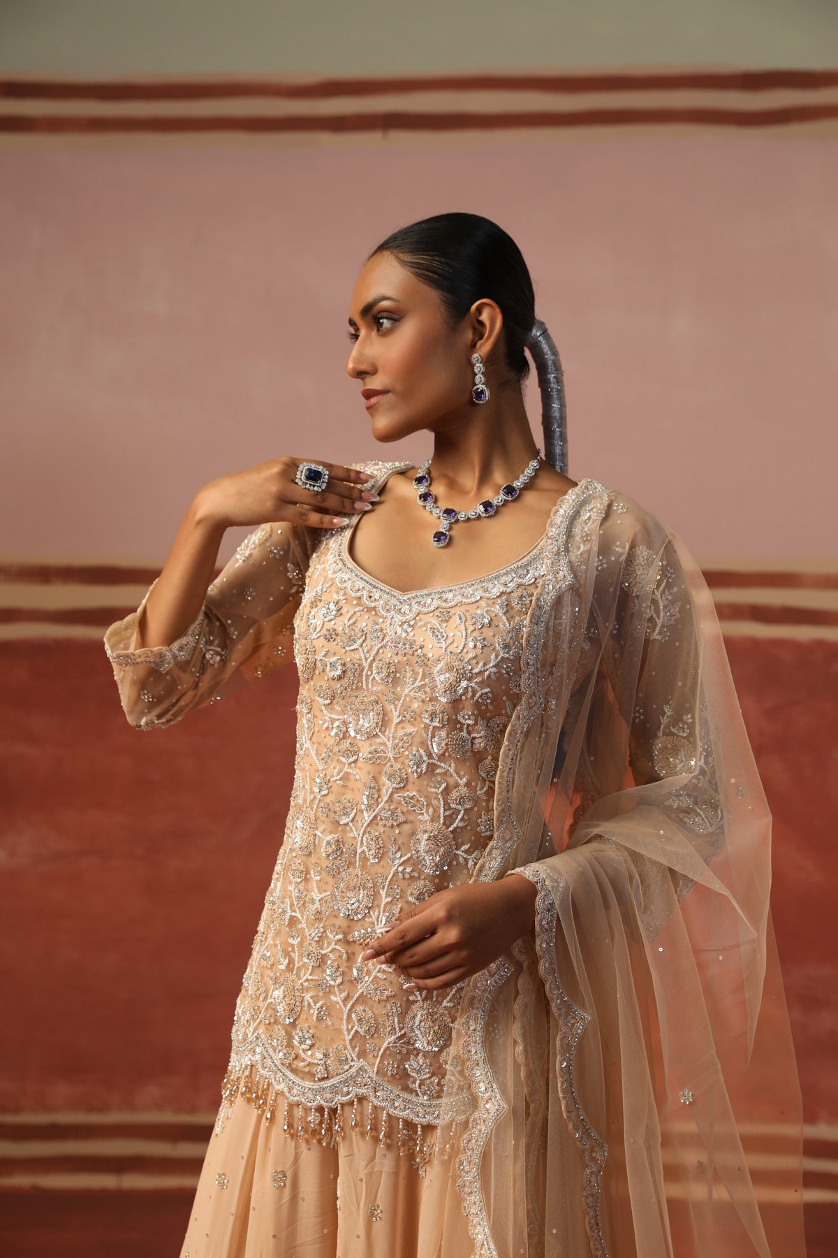 Siya Sharara Set