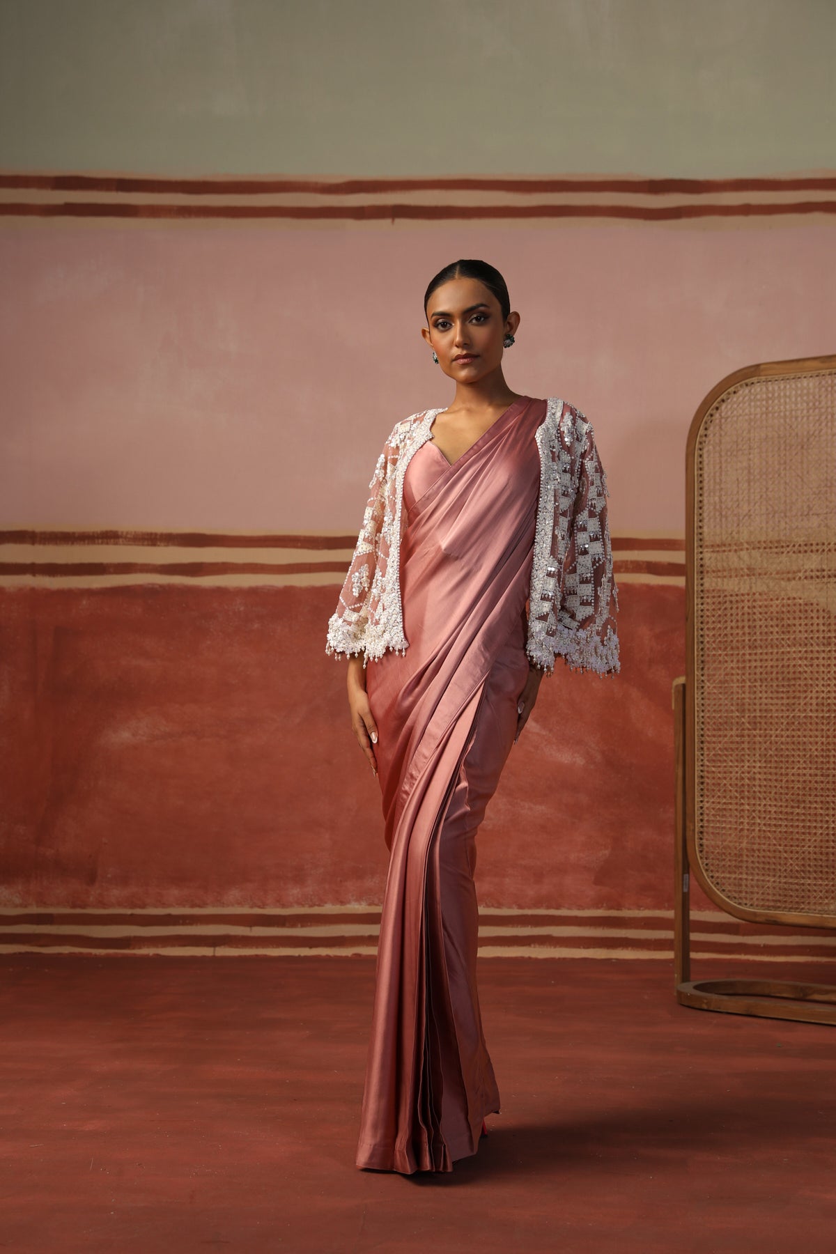 Sumaya Saree with Cape