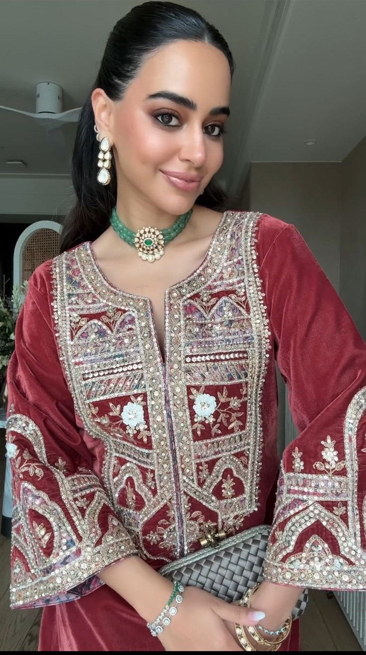 Arushi Mehra in Gulbadan Kurta Set